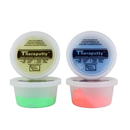 Theraputty 2 oz Yellow & Blue Exercise Putty Set - 4 Piece TH129330